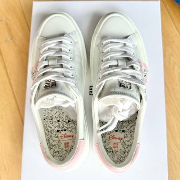 Givenchy x Disney 101 Dalmatians City Sport Sneaker in White/Pink Size 36 US6 - Picture 5 of 11